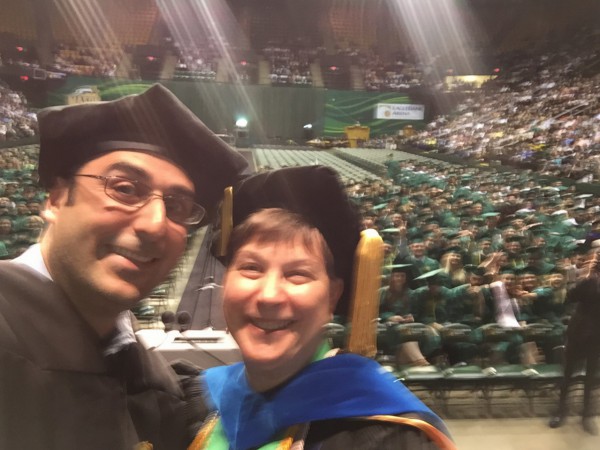 GMU Graduation selfie