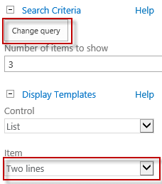 Select change query and two lines