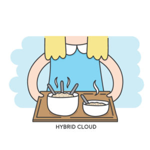 Hyrbid cloud bowl