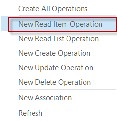 Select read operations in SharePoint 2013