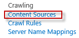 Content sources