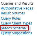 Search Schema in SharePoint 2013