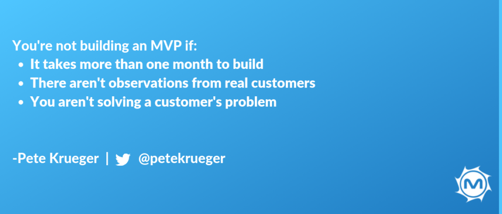 Quote from Pete Krueger at Agile DC